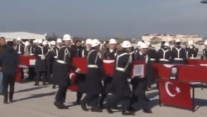 Van'daki çığ felaketinde şehit olanlar için tören düzenlendi işte şehitlerimizin isimleri!