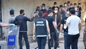 Antalya'da 100 polisle uyuşturucu operasyonu!