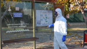 İzmir'de, Kamuya açık 246 bin nokta dezenfekte edildi!