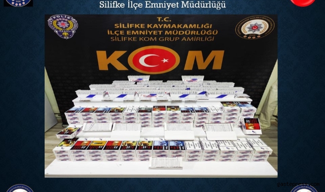 Mersin'de 30 bin adet makaron ele geçirildi!