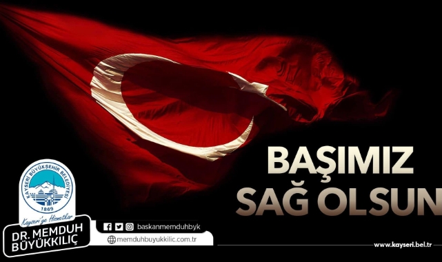Kayseri Büyükşehir’den şehitlere saygı!