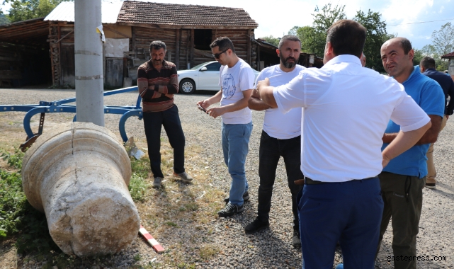 250 yıllık sütunlar kayıptı, ünlü ailenin villasında bulundu!