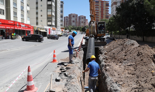 KASKİ, Yağmur Suyu Hattı İmalatına Hız Verdi!