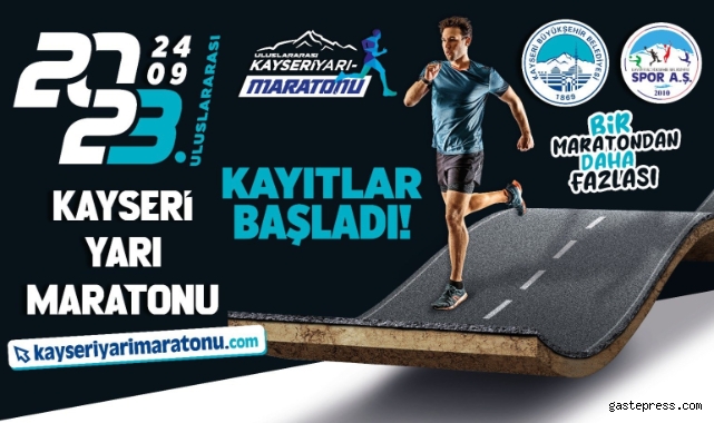 3. Uluslararası Kayseri Yarı Maratonu'nda Heyecan Başladı!