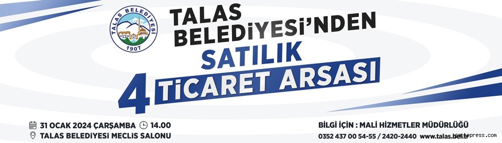 TALAS BELEDİYESİ RESMİ REKLAMI