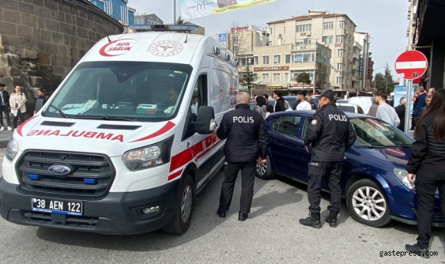 Kayseri'de bıçaklı kavga: 1 yaralı!