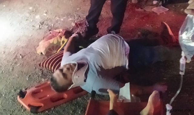 Adana'da otomobil uçurumdan yuvarlandı: 5 yaralı