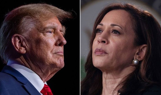 ABD'de yapılan ankette Trump ve Harris arasındaki oy farkı düştü!