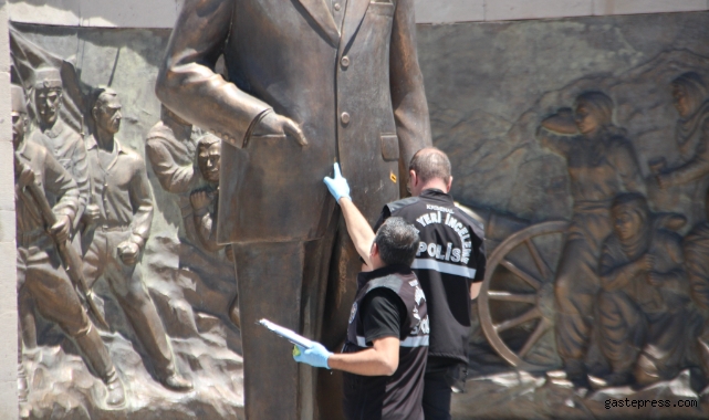 Atatürk heykeline saldıran dayı-yeğene istenen ceza belli oldu!