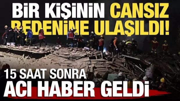 Konya’da çöken binada 1 kişinin cansız bedenine ulaşıldı!