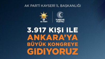 Kayseri’den 3.917 Kişi, AK Parti Büyük Kongresi İçin Yola Çıkıyor