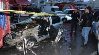 Kayseri'de feci kaza: 1 ölü, 1 yaralı