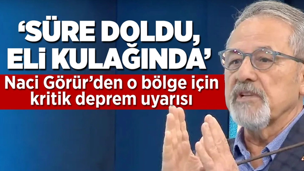 Naci Görür'den Yedisu Fayı uyarısı: 250 yıllık süre doldu!