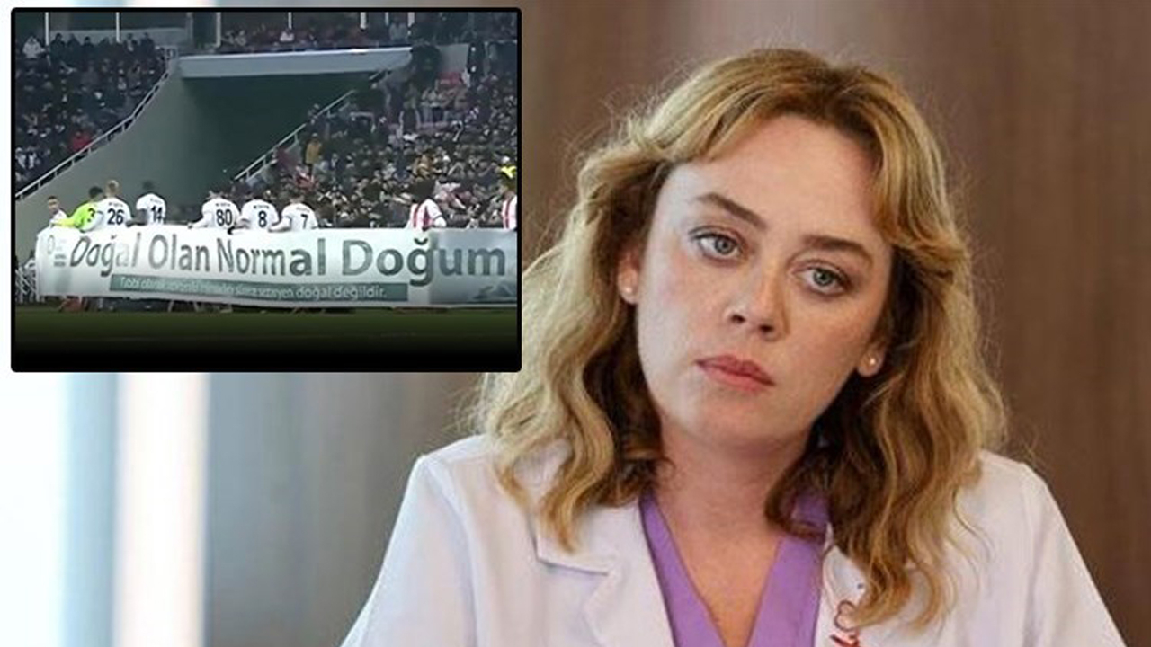 Demet Evgar'dan 'Normal Doğum' pankartına sert tepki!