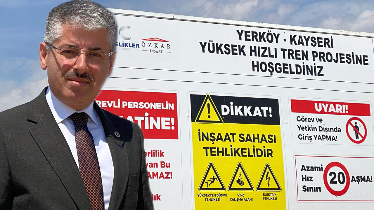 Milletvekili Şaban Çopuroğlu’ndan Kayseri-Yerköy Hızlı Tren Hattı Ziyareti!