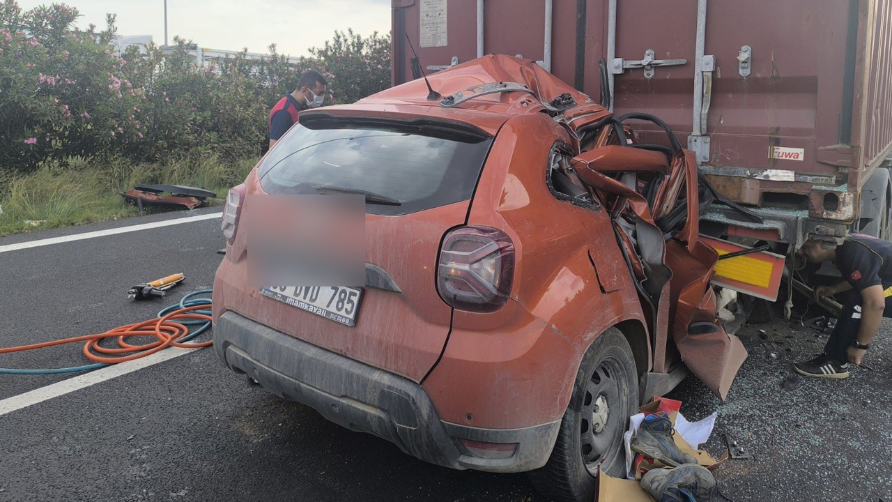 Osmaniye’de otomobilin tıra arkadan çarptığı kazada 1 kişi öldü!
