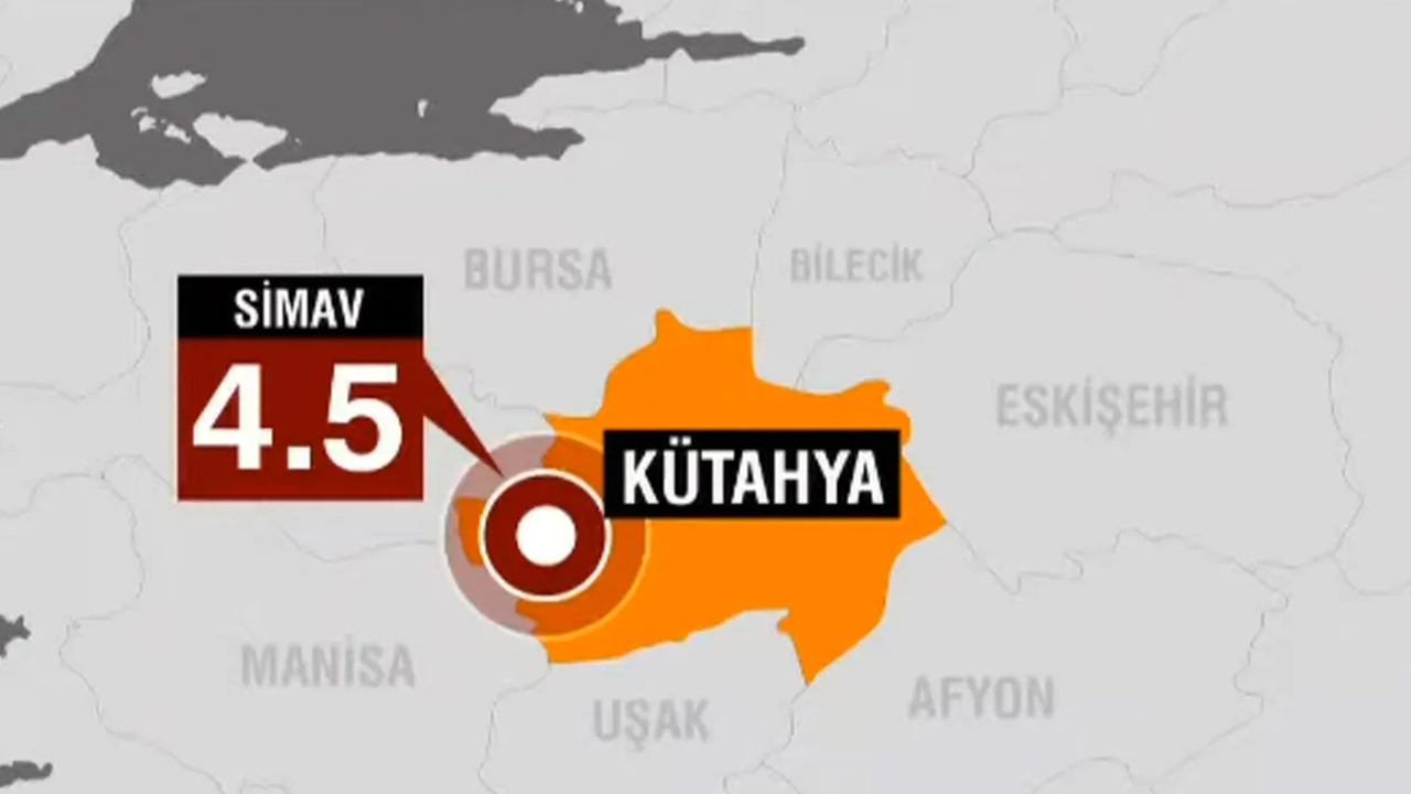 Kütahya'da bir deprem daha oldu Simav'da okullar tatil edildi!