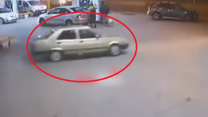 Akaryakıt istasyonunda drift atan sürücüye 50 bin TL ceza!