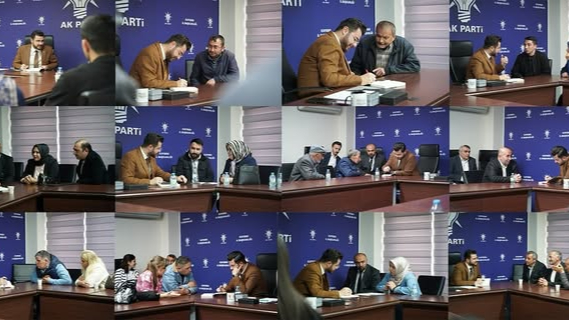 AK Parti Kayseri İl Binasında Dertleşme Yoğunluğu!