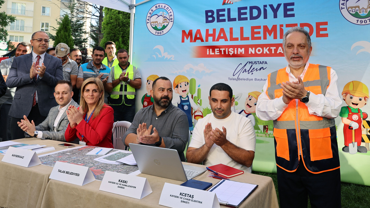 Talas'ta 'Belediye Mahallemizde' hizmetine vatandaşlardan tam not!