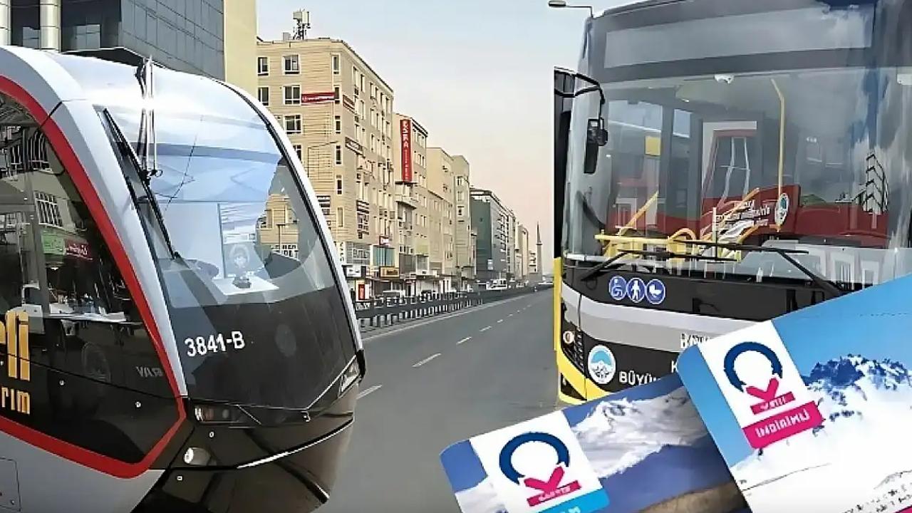 Kayseri'de ulaşım ücretlerinde güncelleme adı altında 'zam' yapıldı!