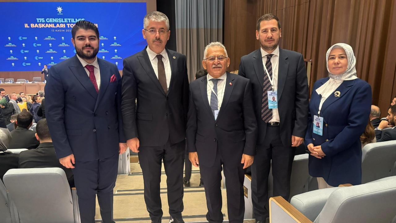 Başkan Büyükkılıç; AK Parti 175. Genişletilmiş İl Başkanları Toplantısı'na katıldı!