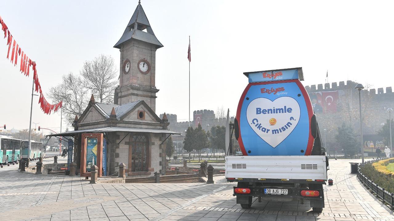 Erciyes A.Ş.'den dikkat çeken uygulama: 'Benimle çıkar mısın?'