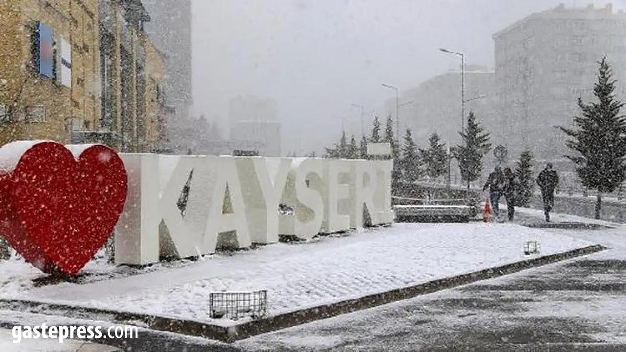 Kayseri ve Çevresi İçin Kar, Buzlanma ve Don Uyarısı!