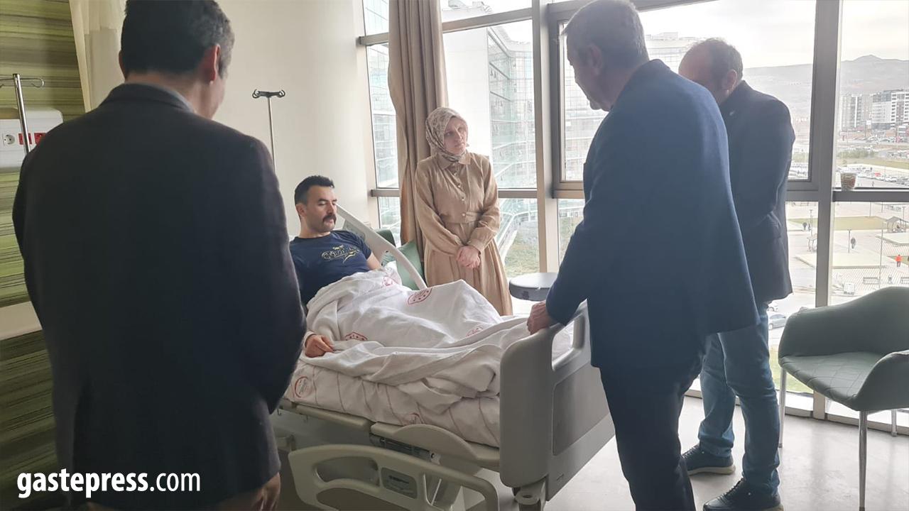 İYİ Parti Heyetinden Yaralı Komiser Kaplan’a Ziyaret!