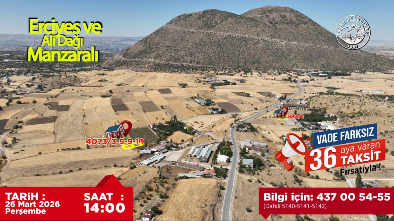 Talas’ta Villa Parseli Satışı İçin Geri Sayım Başladı!