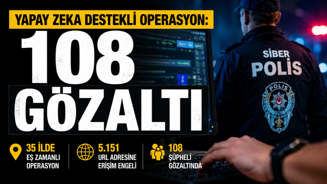 35 İlde Yasa Dışı Bahis Operasyonu: 108 Gözaltı!