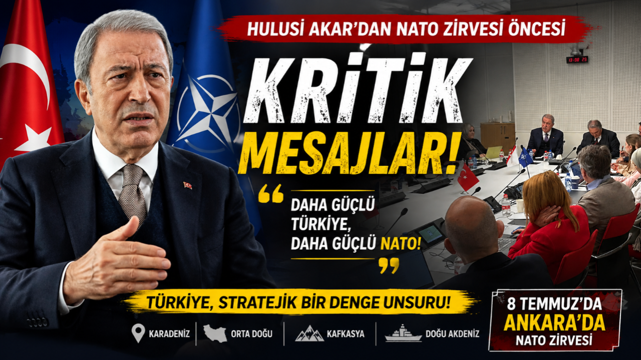 Akar’dan NATO Zirvesi Öncesi Kritik Mesajlar!
