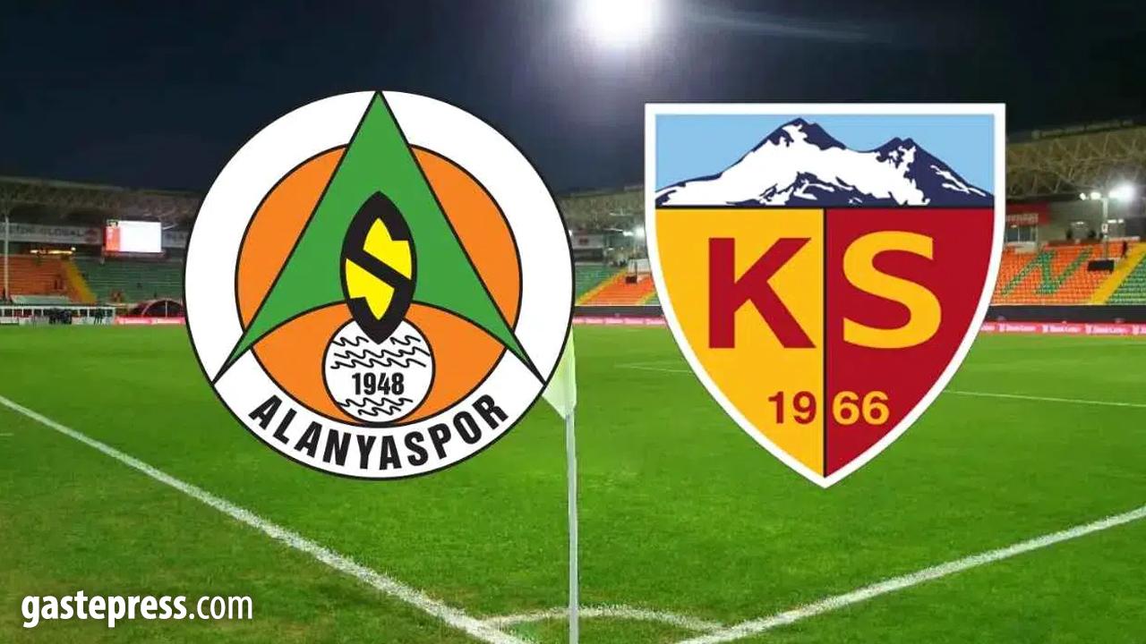 Alanyaspor ile Kayserispor, Süper Lig tarihinde 20. kez karşı karşıya gelecek!