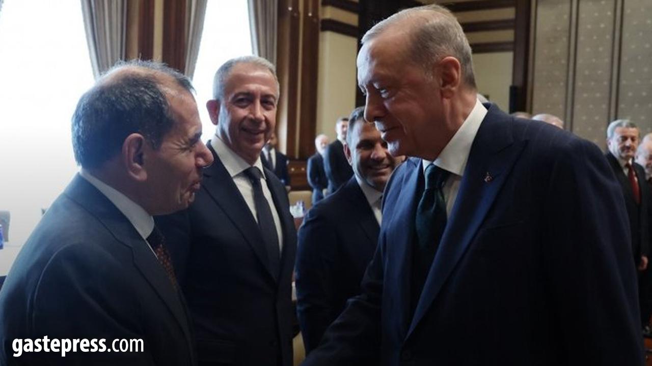 Başkan Erdoğan'dan Dursun Özbek ile Okan Buruk'a tebrik telefonu!