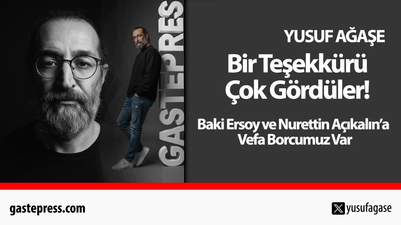 Bir Teşekkürü Çok Gördüler!
