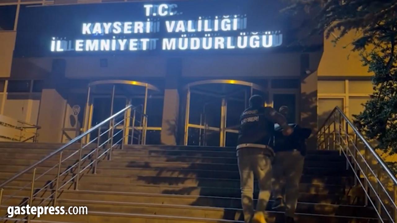 Kayseri’de Torbacı Operasyonu: 3 Tutuklama