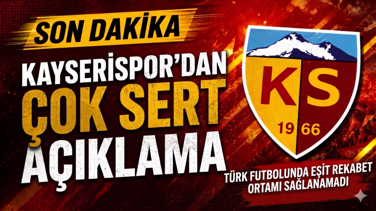 Kayserispor’dan Çok Sert Açıklama: “Türk Futbolunda Eşit Rekabet Ortamı Sağlanamadı”
