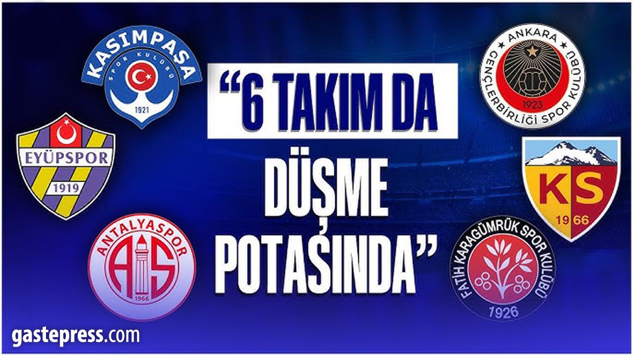 Küme düşme hattı yangın yeri! Süper Lig'e ilk veda bu akşam gerçekleşebilir!