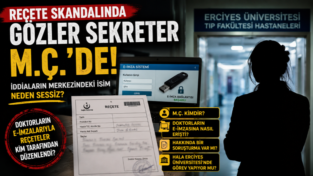 Reçete Skandalında Gözler Sekreter M.Ç.’de: Sessizliği Dikkat Çekiyor!