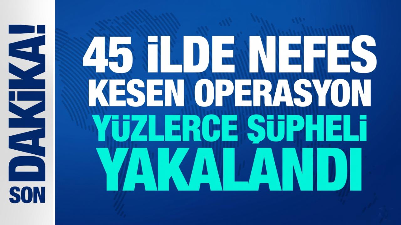 45 İlde Dev Narko Pars Operasyonu: 352 Şüpheli Yakalandı!