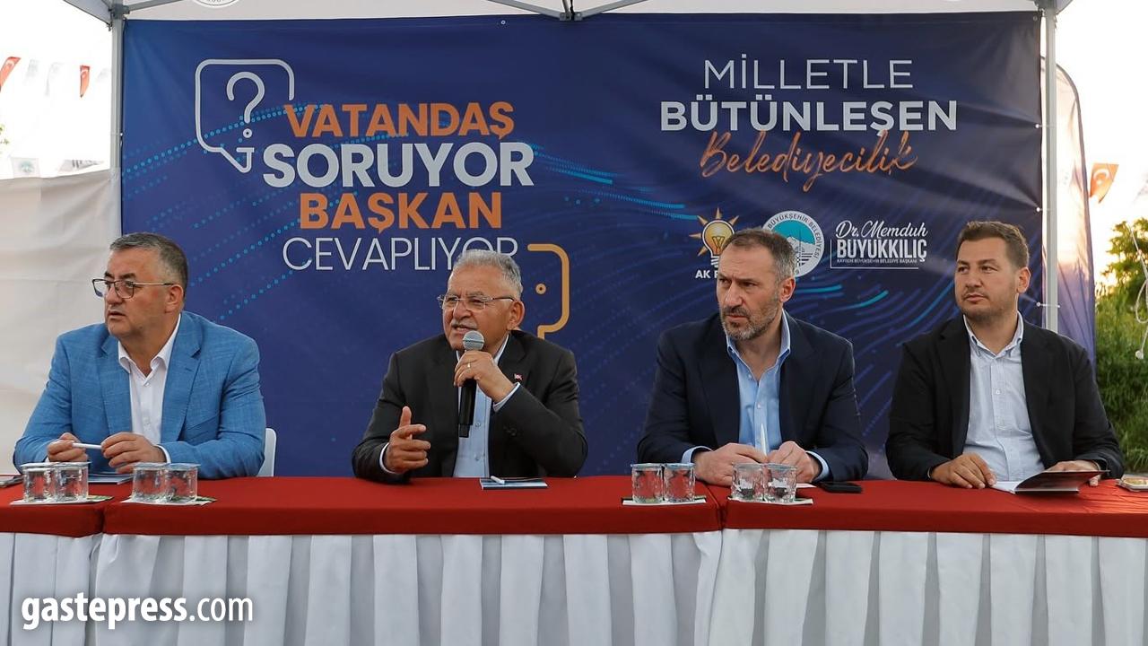 Başkan Büyükkılıç'tan halkla akşam buluşması!