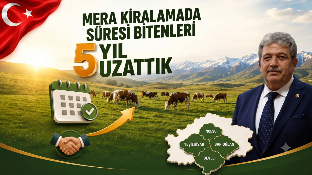 Bayar Özsoy: Bozuk Mera Alanlarının Islah Süresi 25 Yıla Çıkarıldı!