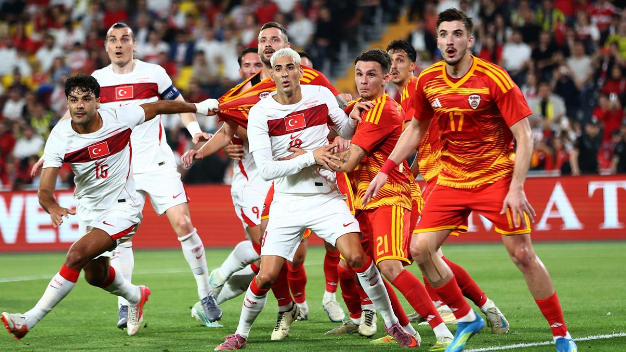 Kadıköy’de harika prova: A Milli Takım Kuzey Makedonya’yı 4-0 mağlup etti!