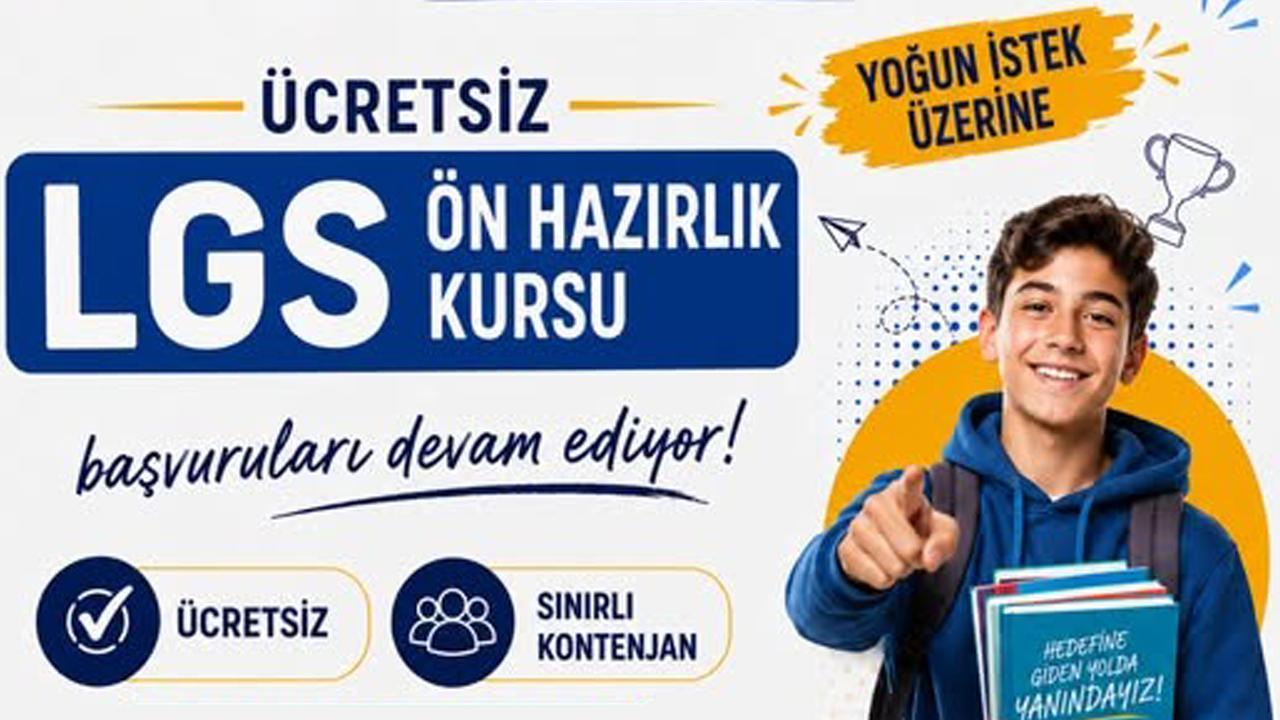 Kayseri Büyükşehir'den gençlere TYT, LGS ve YDS kursları!