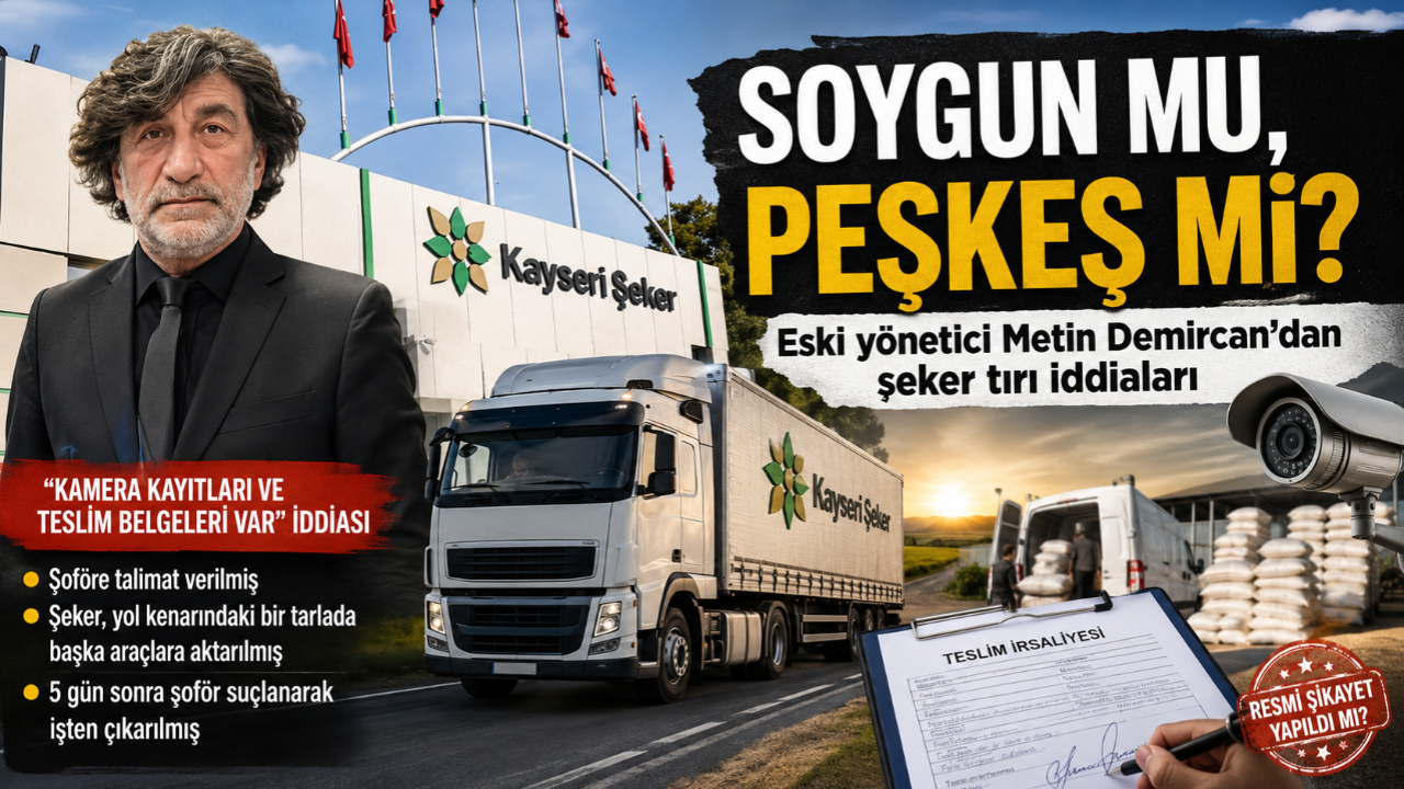 Metin Demircan'dan "Şeker Tırı" İddiaları: "Soygun mu, Peşkeş mi?"