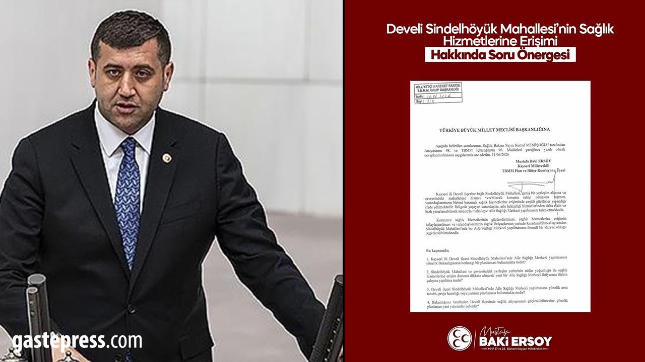 MHP’li Ersoy, Sindelhöyük’ün Sağlık Talebini TBMM Gündemine Taşıdı!
