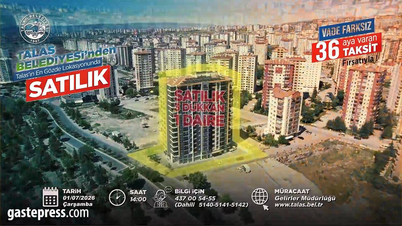 Talas'ta konut, ticaret ve villa arsa fırsatı bir arada!