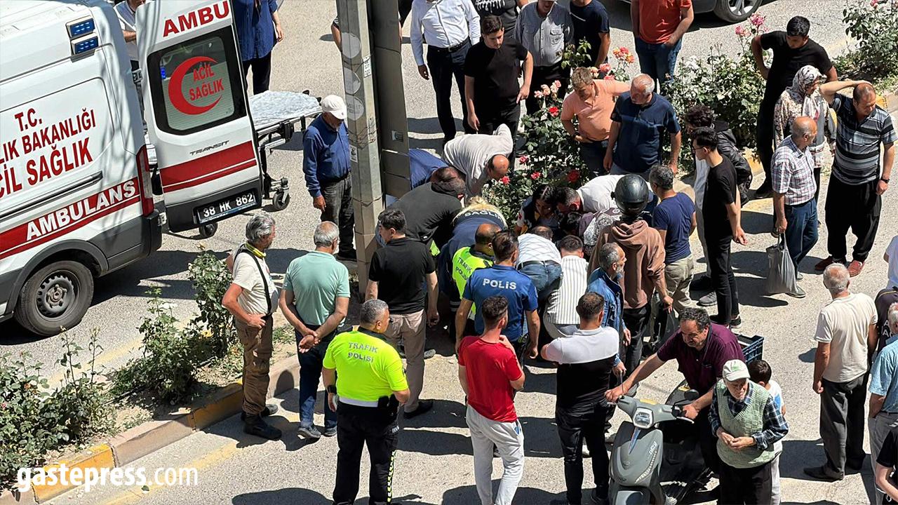 Yahyalı’da Motosiklet Kazası: 1 Kişi Yaralandı!