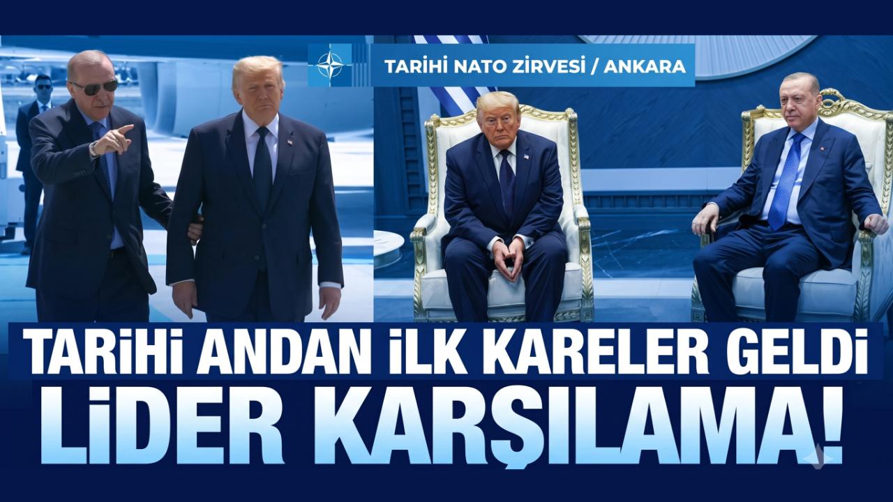 ABD Başkanı Trump Ankara’da! Erdoğan Havaalanında Karşıladı!