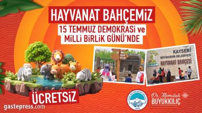 Büyükşehir Hayvanat Bahçesi 15 Temmuz’da Ücretsiz Ziyaret Edilebilecek!
